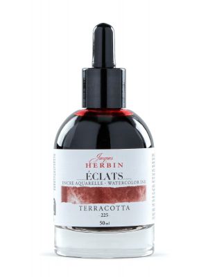 דיו לציור HERBIN Éclats fine art ink-Terracotta 50ml