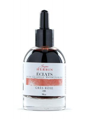 דיו לציור HERBIN Éclats fine art ink-Pink sandstone 50ml