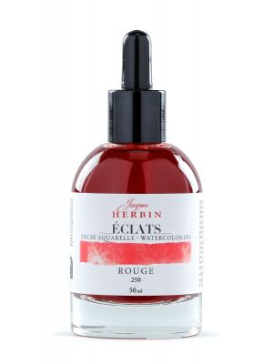 דיו לציור HERBIN Éclats fine art ink-Red 50ml