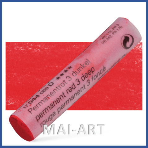 פסטל שמינקה עבודת יד  SCHMINCKE PERMANENT RED 3 DEEP D 044