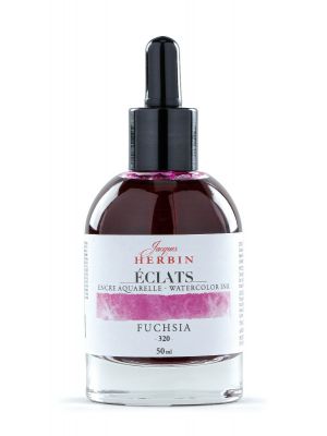 דיו לציור HERBIN Éclats fine art ink-Fuchsia 50ml