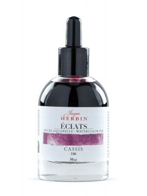 דיו לציור HERBIN Éclats fine art ink-CASSIS 50ml