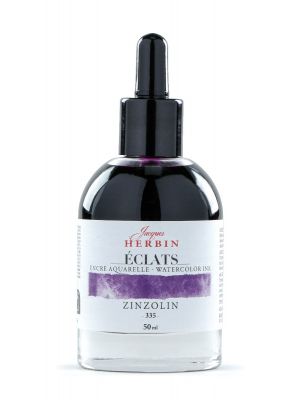 דיו לציור HERBIN Éclats fine art ink-Zinzolin 50ml