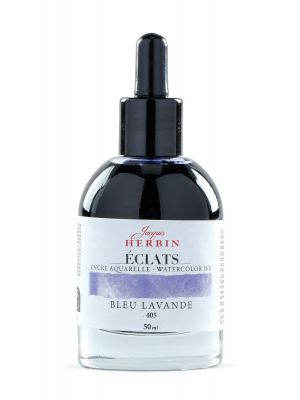 דיו לציור HERBIN Éclats fine art ink-Lavender blue 50ml