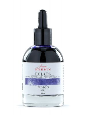 דיו לציור HERBIN Éclats fine art ink-Indigo 50ml