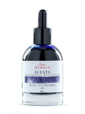 דיו לציור HERBIN Éclats fine art ink-Ultramarine blu 50ml