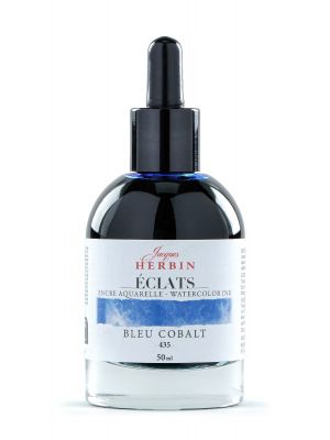 דיו לציור HERBIN Éclats fine art ink-Cobalt blue 50ml