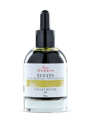 דיו לציור HERBIN Éclats fine art ink-Chartreuse 50ml
