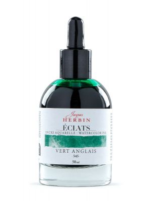 דיו לציור HERBIN Éclats fine art ink-English green 50ml