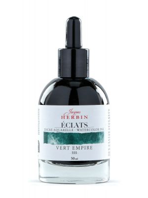 דיו לציור HERBIN Éclats fine art ink-Empire green 50ml