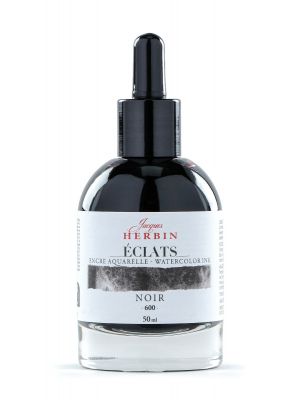 דיו לציור HERBIN Éclats fine art ink- Black 50ml