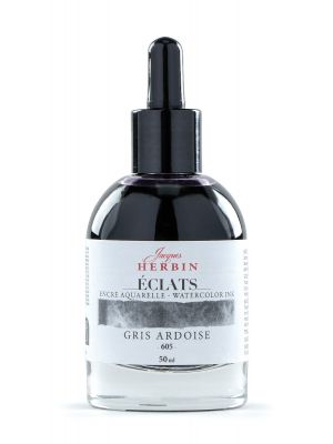 דיו לציור HERBIN Éclats fine art ink-Slate grey 50ml