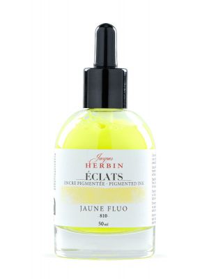 דיו לציור HERBINÉ Éclats pigment fine art-fluo yellow 50ml