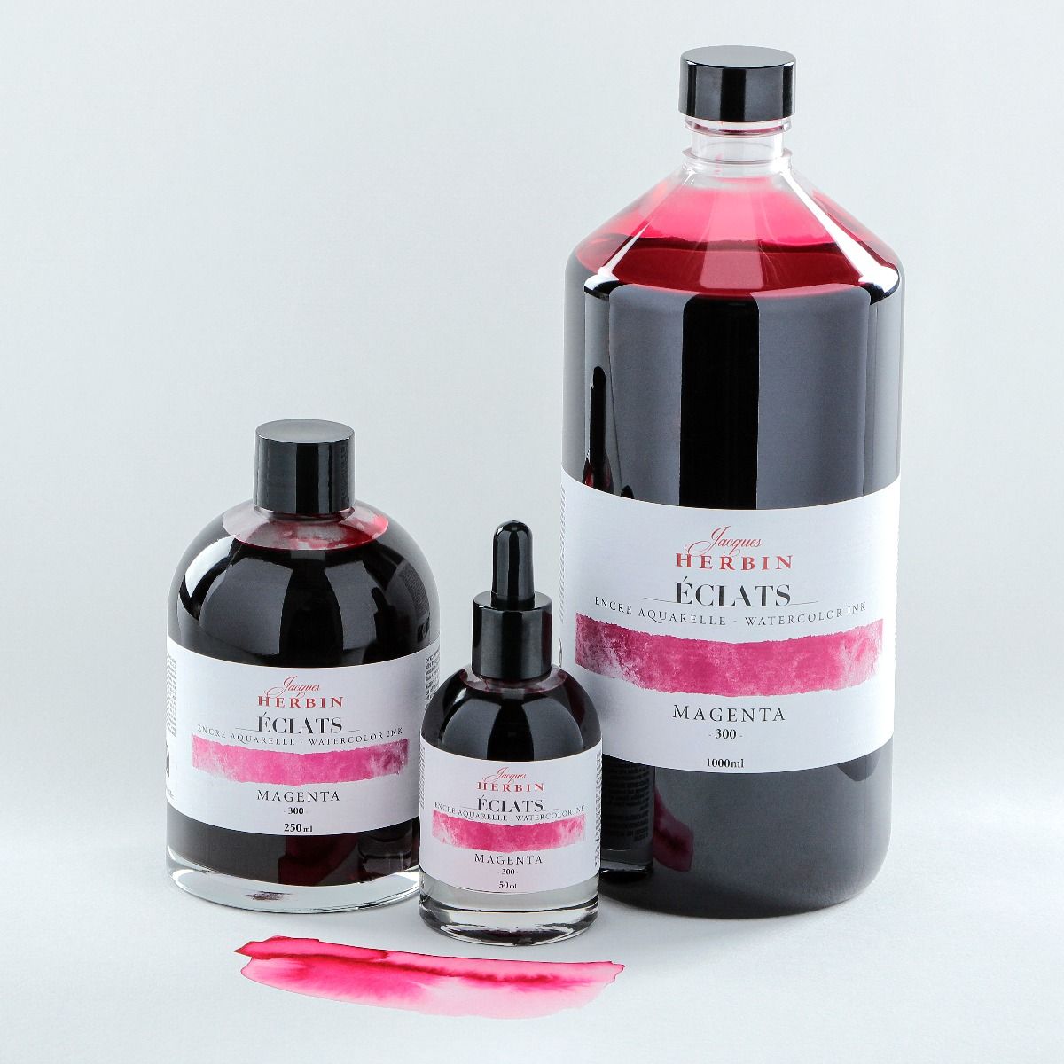 דיו לציור HERBINÉ ÉCLATS FINE ART INK-MAGENTA 250ML