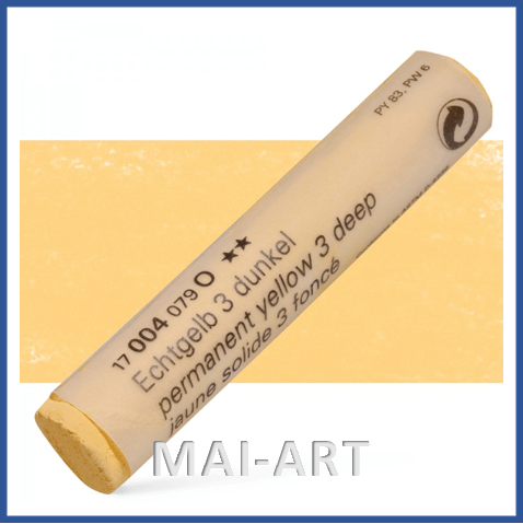 פסטל שמינקה עבודת יד SCHMINCKE PERMANENT YELLOW 3 DEEP O 004