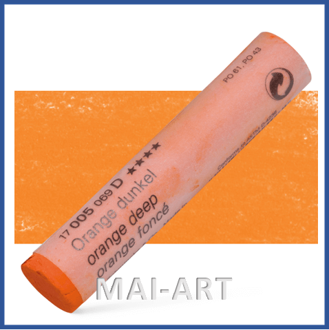 פסטל שמינקה עבודת יד SCHMINCKE ORANGE DEEP D 005