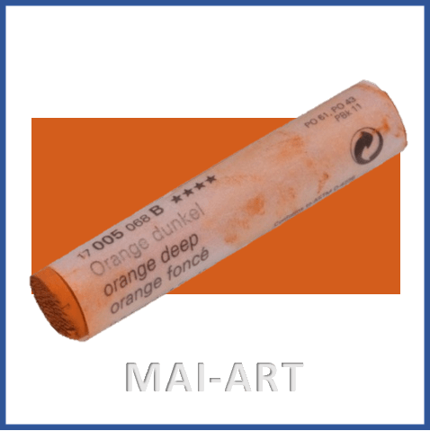 פסטל שמינקה עבודת יד SCHMINCKE ORANGE DEEP B 005