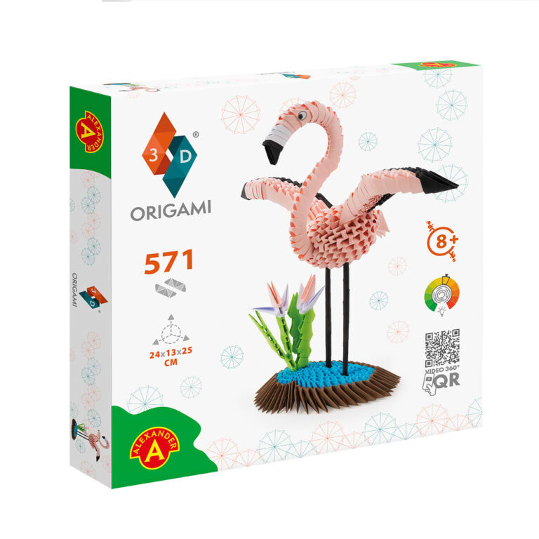 ערכת אוריגמי פלמינגו ORIGAMI 3D