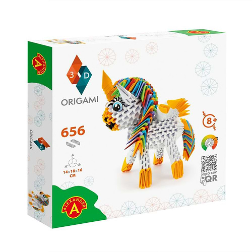ערכת אוריגמי חד קרן ORIGAMI 3D