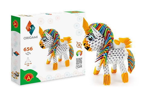 ערכת אוריגמי חד קרן ORIGAMI 3D