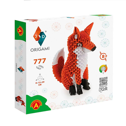 ערכת אוריגמי שועל ORIGAMI 3D