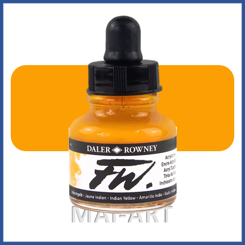  דיו אקרילי FW Indian Yellow 643