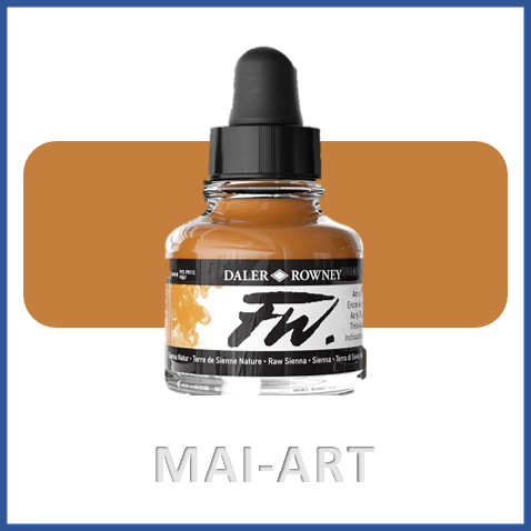  דיו אקרילי FW Raw Sienna 667