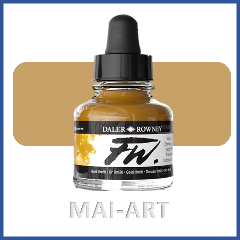 דיו אקרילי FW Gold Imit 701
