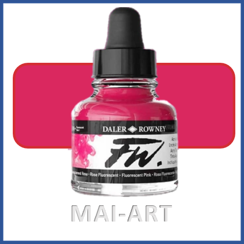  דיו אקרילי FW Fluorescent Pink 538
