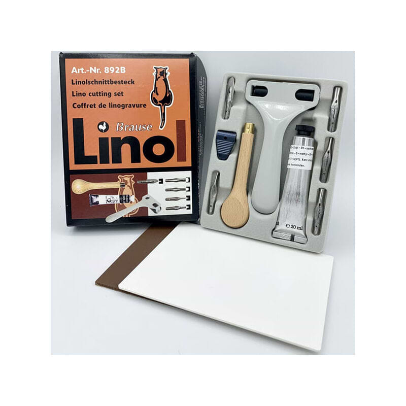 ערכת הדפס  גדולה לינולאום LINO BRAUSE