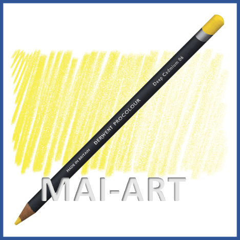 עפרון פרוקולור דרווינט Derwent ProColour Colored Pencil -Deep Cadmium Yellow 06