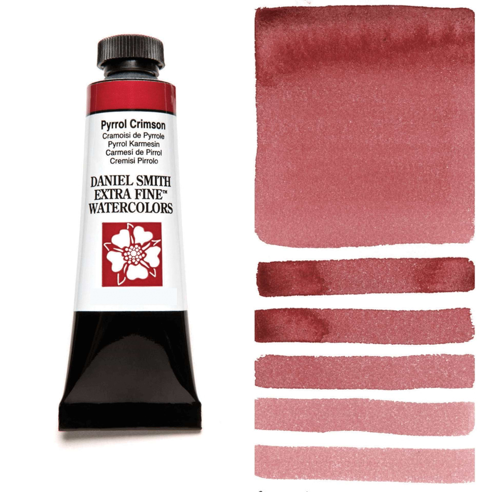 צבע מים שפופרת Pyrrol Crimson 5ML S2  DANIEL SMITH 