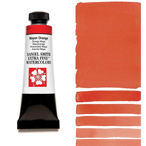 צבע מים שפופרת Mayan Orange 5ML S3  DANIEL SMITH 