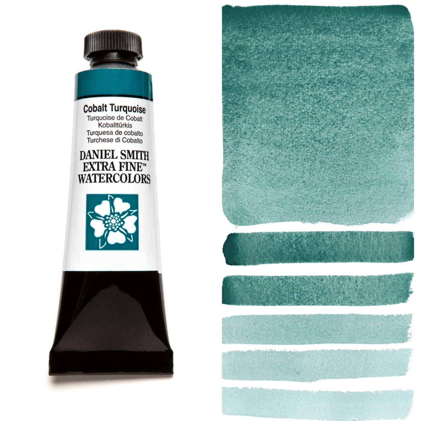 צבע מים שפופרת Cobalt Turquoise 5ML S3  DANIEL SMITH 