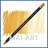 עפרון פרוקולור דרווינט  Derwent ProColour Colored Pencil - Middle Chrome 08