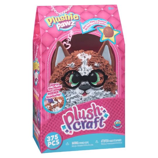 ערכת יצירה של חתול עם משקפיים plushie pawz