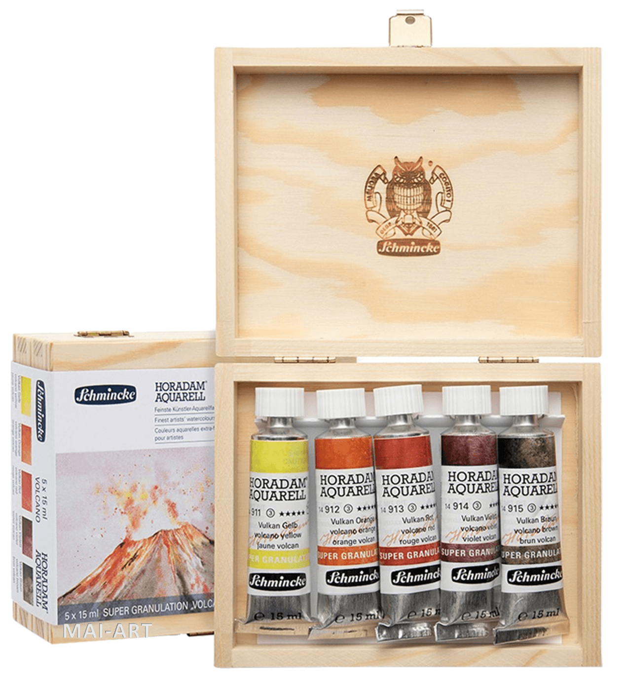 סט צבעי מים SUPER GRANULATION VOLCANO 5X15ML