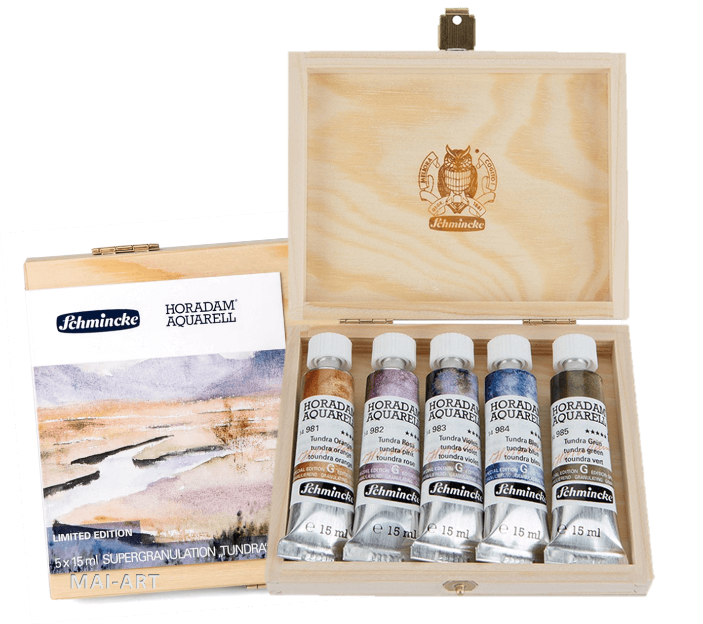 סט צבעי מים SUPER GRANULATION TUNDRA 5X15ML