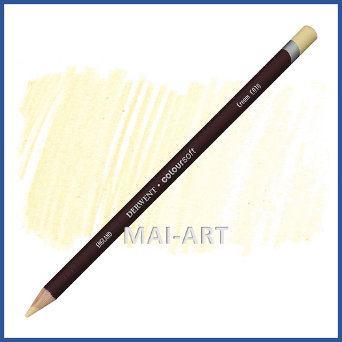 עפרון קולור סופט COLOURSOFT DERWENT Cream c010