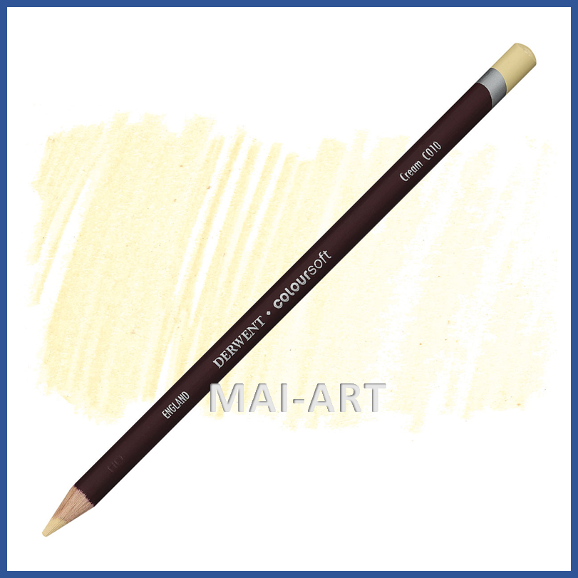 עפרון קולור סופט COLOURSOFT DERWENT Cream c010
