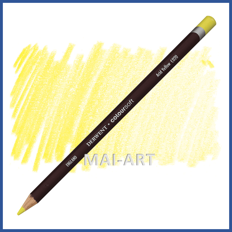 עפרון קולור סופט  COLOURSOFT DERWENT Acid Yellow c020