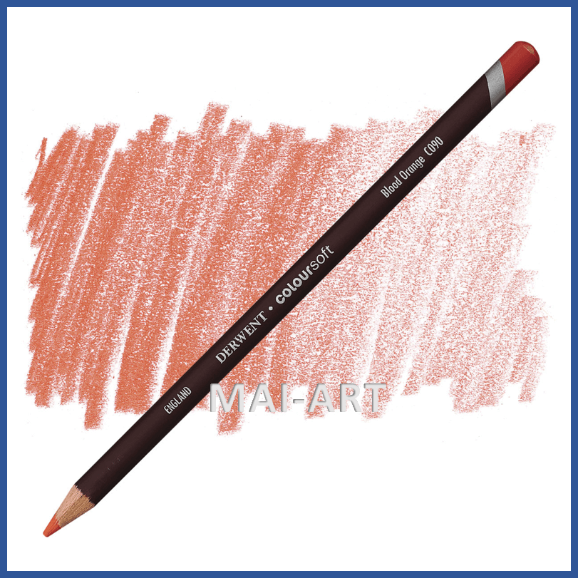 עפרון קולור סופט  COLOURSOFT DERWENT Blood Orange c090
