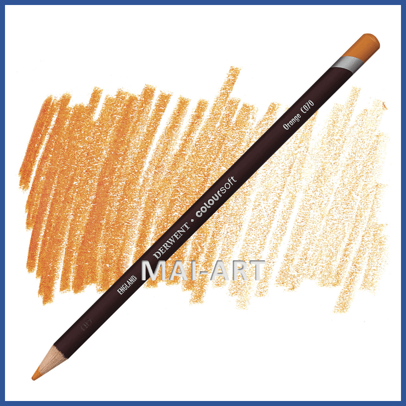 עפרון קולור סופט  COLOURSOFT DERWENT Orange c070