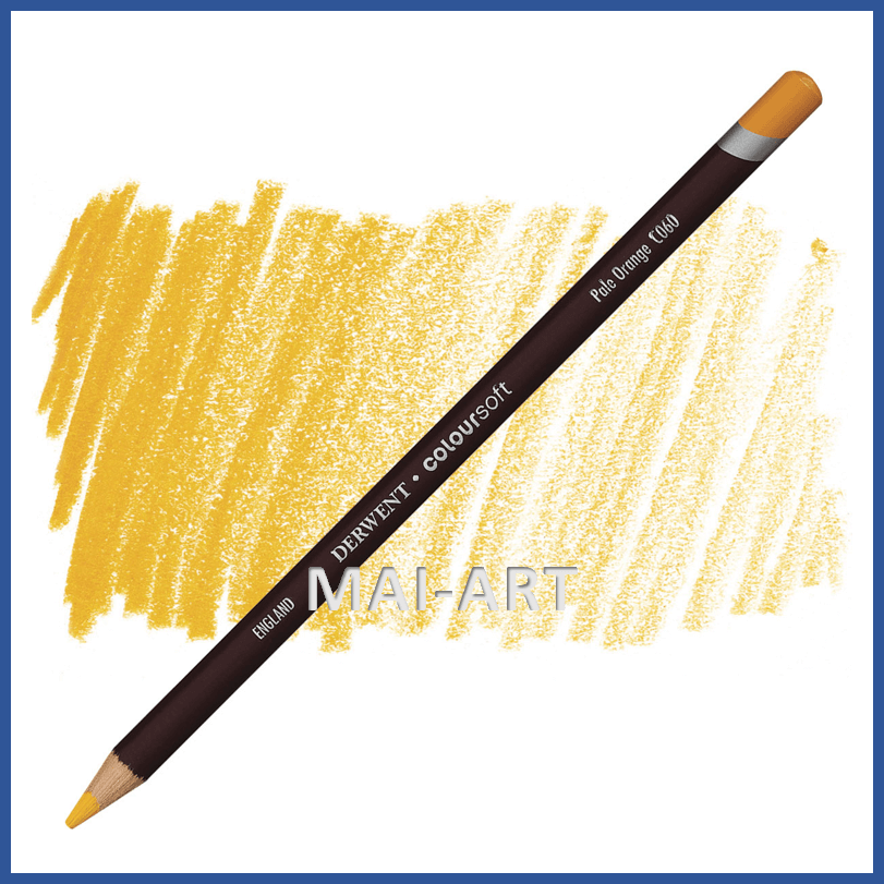 עפרון קולור סופט  COLOURSOFT DERWENT Pale Orange c060