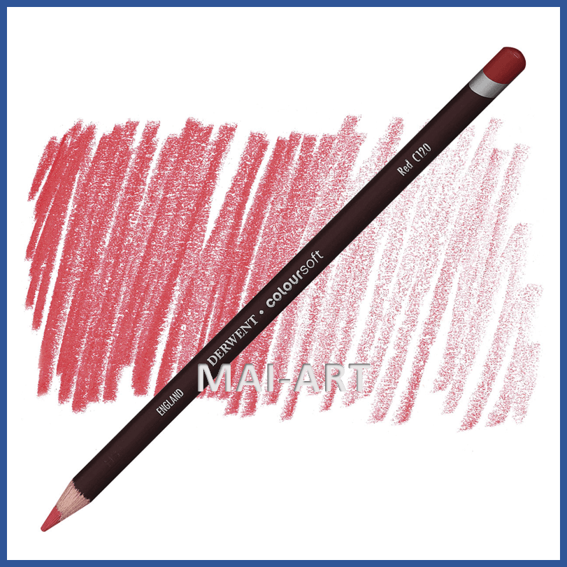 עפרון קולור סופט  COLOURSOFT DERWENT Red c120