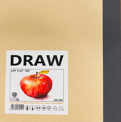 בלוק רישום/ציור 200גר' 180 מעלות DRAW 20/20