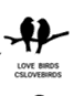 חותמת שעווה דגם ציפורי אהבה L011 LOVE BIRDS
