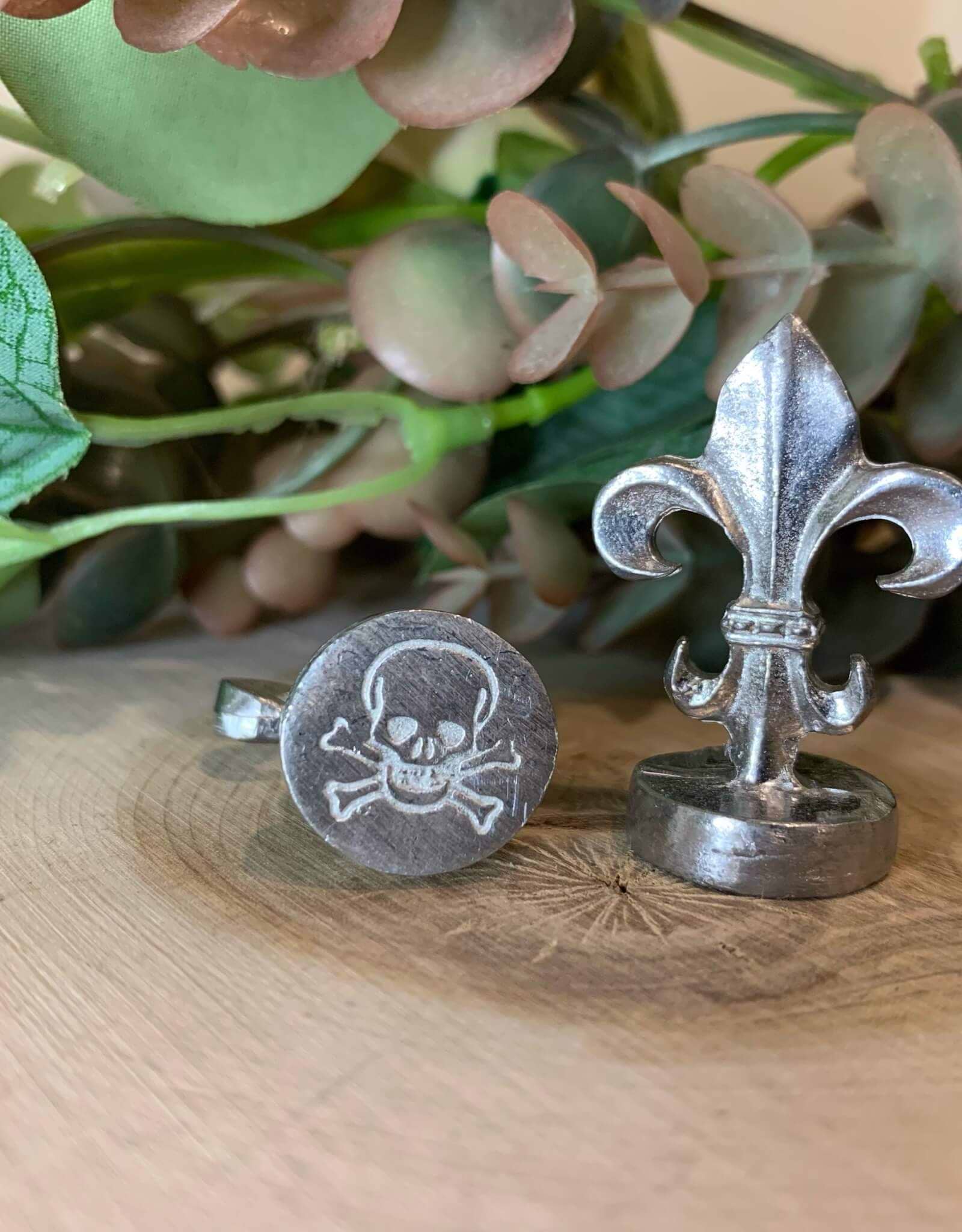 חותמת שעווה דגם גולגולת SKULL S014