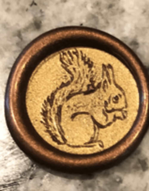 חותמת שעווה דגם סנאי Squirrel S015
