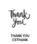 חותמת שעווה דגם תודה אנגלית THANK YOU T016
